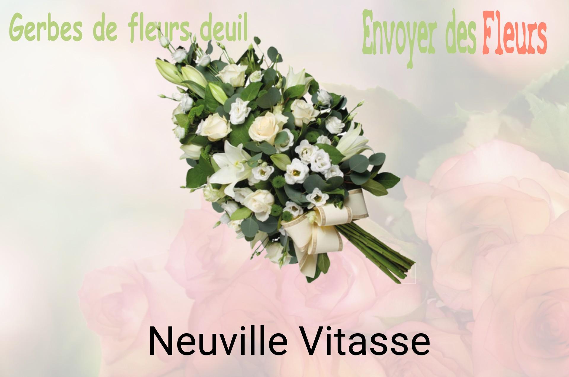Gerbe de fleurs de deuil livrée à Neuville-Vitasse